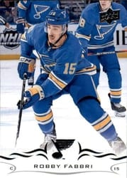 2018-19 Upper Deck Base Set Robby Fabbri #409 card