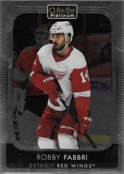 2021-22 O-Pee-Chee Platinum Base Set Robby Fabbri #86 card