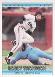1992 Donruss Base Set Robby Thompson #52 card
