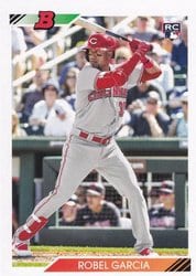 2020 Bowman Heritage Base Set Robel Garcia #36 card