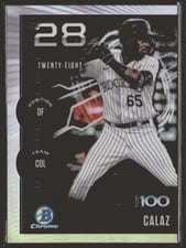 2025 Bowman Bowman Scouts Top 100 Robert Calaz #BTP-28 card