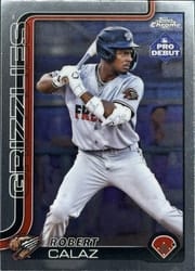 2025 Topps Pro Debut Chrome Robert Calaz #PDC-77 card