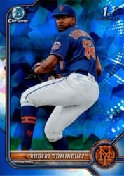 2022 Bowman Sapphire Edition Base Set Robert Dominguez #BCP-51 card