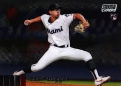 2020 Stadium Club Chrome Base Set Robert Dugger #390 card