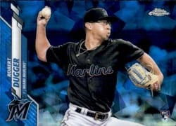 2020 Topps Chrome Sapphire Edition Base Set Robert Dugger #475 card