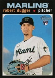 2020 Topps Heritage Base Set Robert Dugger #528 card