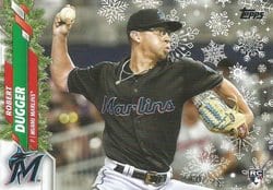 2020 Topps Holiday Base Set Robert Dugger #HW79 card