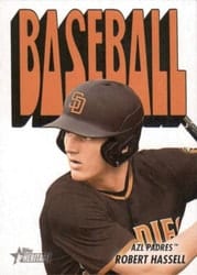 2021 Topps Heritage Minor League 1972 Topps Pack Cover Cards Robert Hassell #72TPCC-8 card