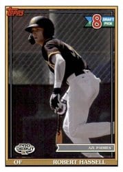 2021 Topps Pro Debut Base Set Robert Hassell #PD-157 card