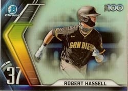 2022 Bowman Scouts' Top 100 Robert Hassell #BTP-37 card