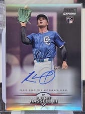 2025 Stadium Club Chrome Autographs Robert Hassell III #SCCA-RHA card