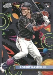 2025 Topps Cosmic Chrome Base Set Robert Hassell III #108 card