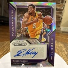 2020-21 Panini Prizm Sensational Signatures Robert Horry #SS-RHO card