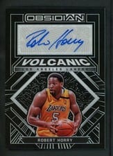 2021-22 Panini Obsidian Volcanic Signatures Robert Horry #VS-RBH card