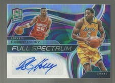 2021-22 Panini Spectra Full Spectrum Signatures Robert Horry #FSS-RBH card