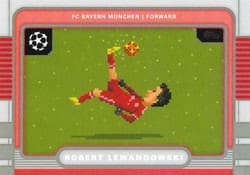 2025-26 Topps UEFA Club Competitions 8-Bit Shots Robert Lewandowski #8B-20 card