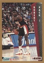 1992-93 Fleer Base Set Robert Pack #189 card