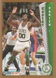 1992-93 Fleer Base Set Robert Parish #18 card