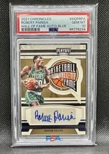 2021-22 Panini Chronicles Hall of Fame Autographs Robert Parish #HOF-RPA card
