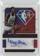 2021-22 Panini One and One 75th Team Signatures Robert Parish #75-RPS card