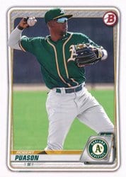 2020 Bowman Draft Base Set Robert Puason #BD-155 card