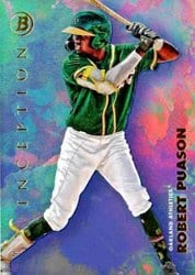 2021 Bowman Inception Base Set Robert Puason #1 card