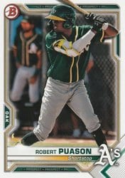2021 Bowman Prospects Robert Puason #BP-45