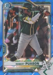 2021 Bowman Sapphire Edition Base Set Robert Puason #BCP-45 card