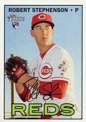 2016 Topps Heritage Base Set Robert Stephenson #706 card