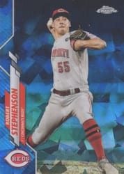 2020 Topps Chrome Update Sapphire Edition Base Set Robert Stephenson #U-153 card