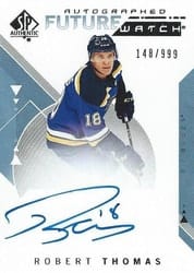 2018-19 SP Authentic Base Set Robert Thomas #188 card