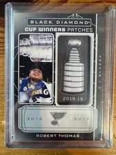 2022 Upper Deck Black Diamond Cup Winners Patches Robert Thomas #CW-RT card