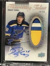 2023-24 Upper Deck Premier Flourishing Talent Autograph Patch Robert Thomas #FT-RT card