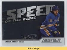 2024-25 Upper Deck Credentials Speed of the Game Stars Robert Thomas #SG-RT card