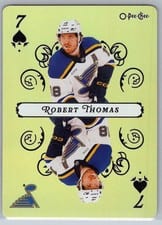 2025-26 O-Pee-Chee Playing Cards Robert Thomas #7-SPADES card