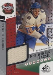 2025-26 SP Game Used 2025 Winter Classic Fabrics Robert Thomas #WCF-4 card