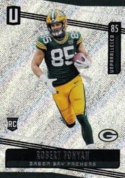2019 Panini Unparalleled Base Set Robert Tonyan #186 card