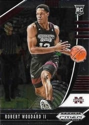 2020 Panini Prizm Draft Picks Base Set Robert Woodard II #63 card