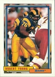 1992 Topps Base Set Robert Young #579 card