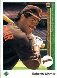 1989 Upper Deck Base Set Roberto Alomar #471 card