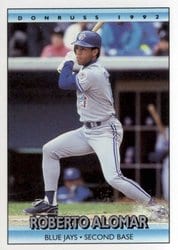 1992 Donruss Base Set Roberto Alomar #58 card