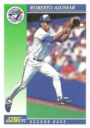 1992 Score Base Set Roberto Alomar #15 card