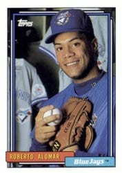 1992 Topps Base Set Roberto Alomar #225 card