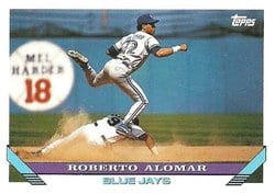 1993 Topps Base Set Roberto Alomar #50 card