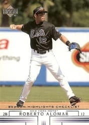 2002 Upper Deck Base Set Roberto Alomar #743 card