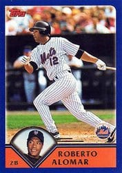 2003 Topps Base Set Roberto Alomar #60 card
