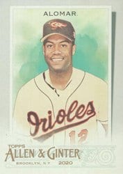 2020 Topps Allen & Ginter Base Set Roberto Alomar #134 card