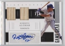2021 Panini National Treasures Game Gear Materials Signatures Duals Roberto Alomar #GGS-RA card