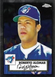 2021 Topps Chrome Platinum Anniversary Base Set Roberto Alomar #624 card