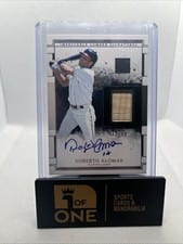 2025 Panini Impeccable Lumber Signatures Roberto Alomar #33 card